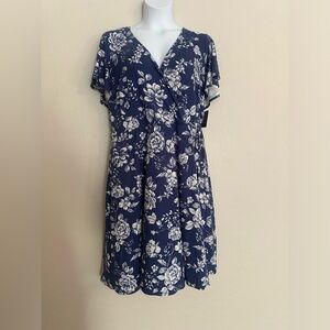 NWT Fortune & Ivy Stitch Fix Roxane Faux Wrap Dress Size 1X 16/18